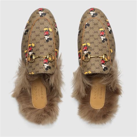 women's gg disney x gucci princetown slipper|Gucci princetown slippers.